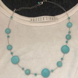 Teal Stone Necklace